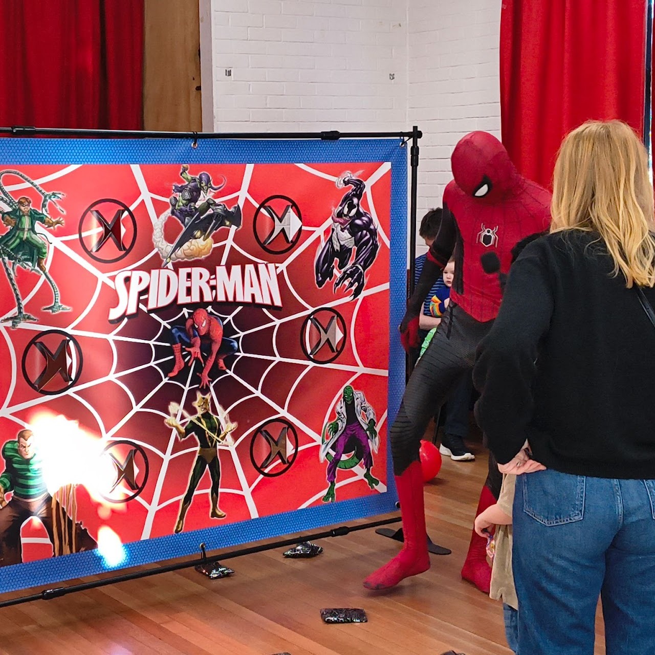 kid-friendly Spiderman